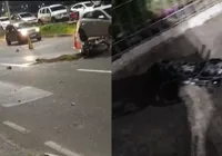 Motociclista morre em grave acidente na região do iguatemi