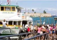 Movimento é tranquilo na travessia entre Salvador e Mar Grande