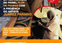 SDE entrega restauração do mural Flor de Pedras, de Juarez Paraíso