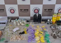 Suspeito é preso e drogas são apreendidas durante operação da PM