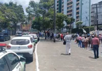 Trabalhadores da Transalvador se manifestam no bairro dos Barris