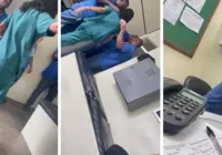 Vídeo: enfermeira agride funcionário de hospital após traição e calote
