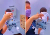 Vídeo que mostra reflexo natural do bebê viraliza; conheça o exame