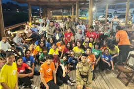 Peregrinos contribuem para projeto Patrulha Solidária - Imagem