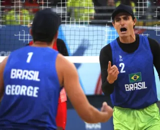 André e George superam cubanos e faturam ouro no vôlei de praia