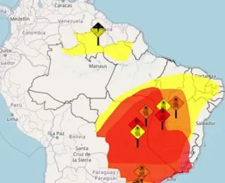 Bahia entra na lista de estados com alerta vermelho