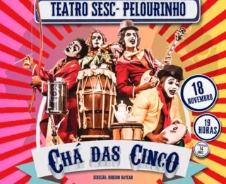 Banda Chá das Cinco faz show especial de Novembro Negro neste sábado