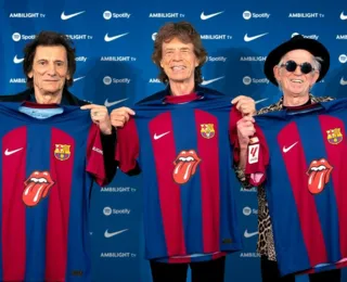 Barcelona usará logo dos Rolling Stones na camisa em "El Clásico"