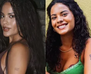 Bella Campos cobre tatuagem com nome de MC Cabelinho