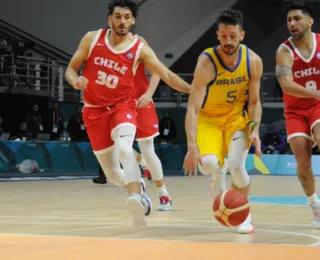 Brasil atropela o Chile no basquete masculino e vence a segunda