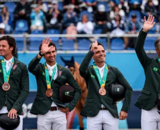 Brasil conquista medalha de bronze no salto por equipes do hipismo