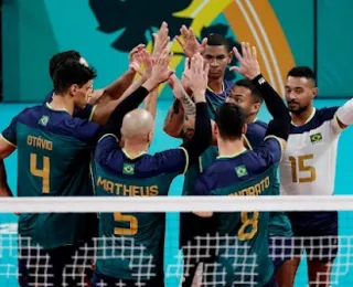 Brasil vence México e mantém 100% no vôlei masculino