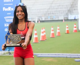 Campeã dos 5km feminino elogia A TARDE Run: "Amei a chegada"