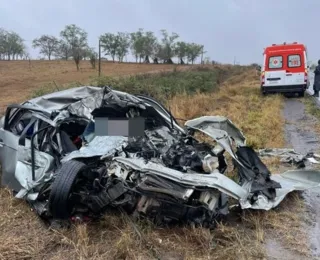 Casal e criança morrem em acidente com caminhão na BR-116