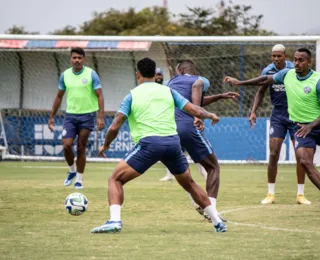 Com trabalhos táticos, Bahia encerra preparação para pegar o Cruzeiro