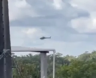 Criminosos atiram contra helicóptero da Polícia Federal em Cajazeiras