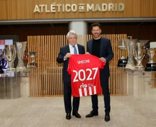 Diego Simeone renova com Atlético de Madrid até 2027