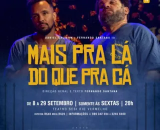 Espetáculo “Mais pra lá do que pra cá”, volta ao Teatro SESI