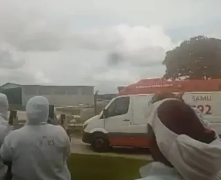 Funcionários de frigorífico são hospitalizado após vazamento de amônia