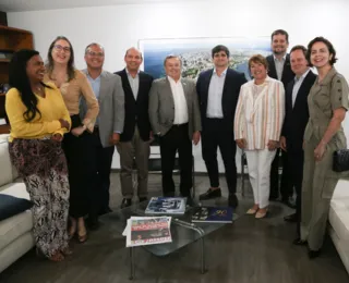 Grupo A TARDE recebe visita do presidente da Fecomércio-BA