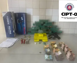 Homem é peso em flagrante com 21 quilos de drogas e mais de R$ 31 mil