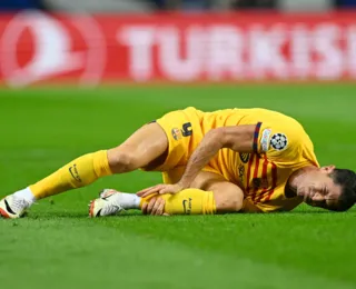 Lewandowski sofre torção no tornozelo e desfalcará Barcelona na LaLiga