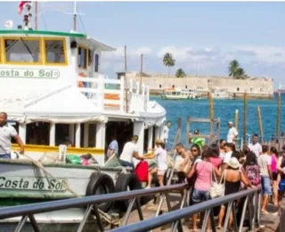 Movimento é tranquilo na travessia entre Salvador e Mar Grande