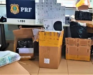 PRF apreende 300 itens de origem estrageira sem nota fiscal na Bahia