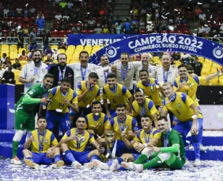 Pela oitava vez, Brasil se consagra campeão do Sul-americano de Futsal