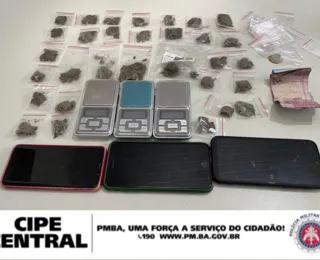 Polícia Militar prende trio por tráfico de drogas no interior da Bahia