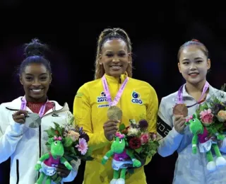 Rebeca Andrade desbanca Biles e leva o ouro na Ginástica Artística