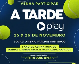 Saiba tudo sobre a 1° edição do 'A Tarde Play by Infinite Tennis'