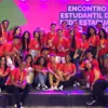 Alunos comemoram partipação em Encontro Estudantil da Rede Estadual - Imagem