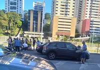 Acidente causa congestionamento na Av. ACM, em Salvador