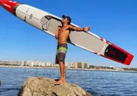 Aos 22 anos, atleta baiano une cultura do mar com esporte e bem-estar
