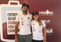 Atletas baianos participam de campanha solidária no Carnaval