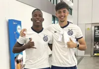 Atletas da base do Bahia embarcam para a pré-temporada em Manchester