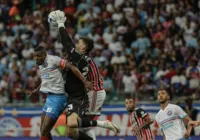 Bahia toma gol no fim, perde para o São Paulo e se complica na Série A