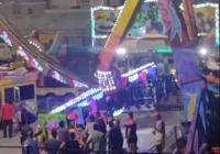 Brinquedo desaba em parque de diversões em Salvador