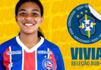 Canarinha: Jogadora do Bahia é convocada para a seleção sub-17