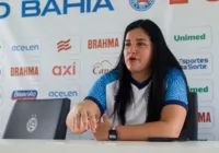 Com foco no acesso, Lindsay Camila é apresentada pelo Bahia