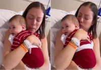 Com leucemia, Fabiana Justus chora ao saber que não pode amamentar