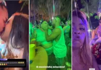 Cristian Bell é flagrado beijando cinco mulheres na Farofa da Gkay