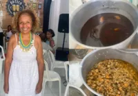 Devotos provam feijoada de frutos do mar na Festa de Iemanjá