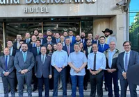 Em comitiva de Bolsonaro, Diego Castro acompanha posse de Milei imagem