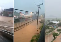 Fortes chuvas causam alagamentos em Ilhéus