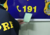 Homem é preso pela PRF após apresentar CNH falsa durante abordagem