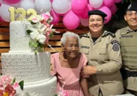 Idosa comemora aniversário de 122 anos em Vitória da Conquista
