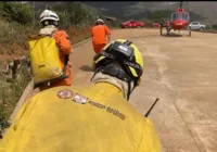 Incêndio é controlado em área de proteção na Serra do Barbado