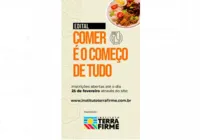 Instituto Terra Firme anuncia edital voltado para o combate à fome